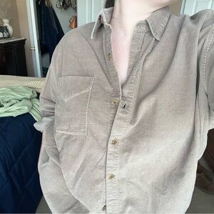Wild fable button up top size XL